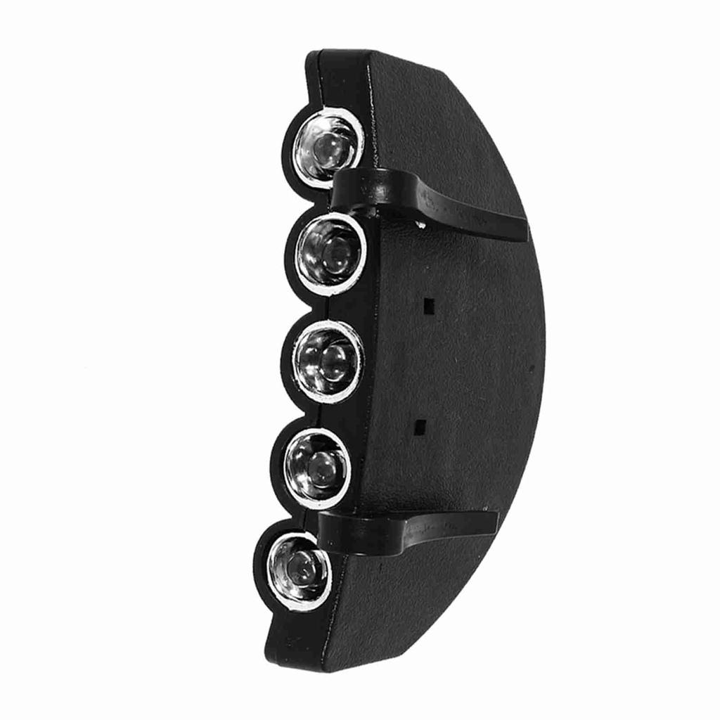 5 светодиодных фонарей для кепки, шляпы, козырька, фонарика, налобного фонаря, рыбалки, пешего туризма, велоспорта, кемпинга