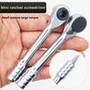 1/4 Inch Mini Ratchet Wrench 72-tooth Anticorrosion Bidirectional Wrench Magnetic Reversible Ratchet Wrench Automobile