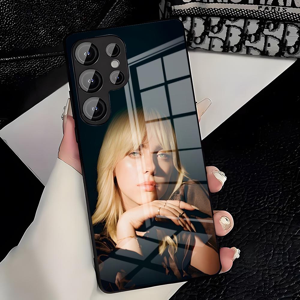 Чехол для телефона SINGER B-BILLIE для Samsung A25 A13 A33 5G A54 A36 A35 A56 A52 A14 Ударопрочная стеклянная крышка