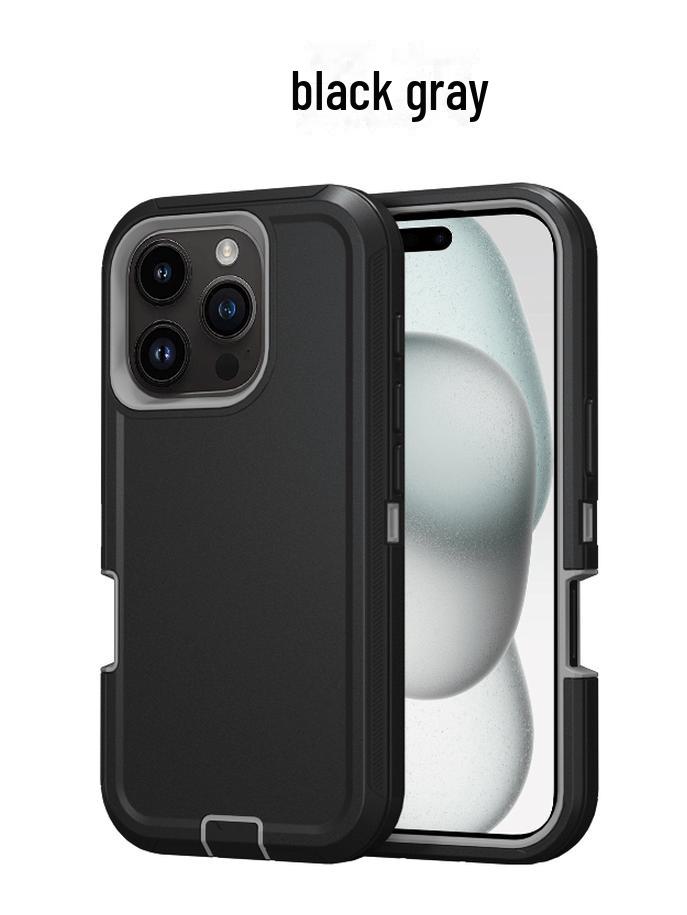 Чехол для телефона Apple 16 Pro Max Three-Proof Solid Color Anti Fall