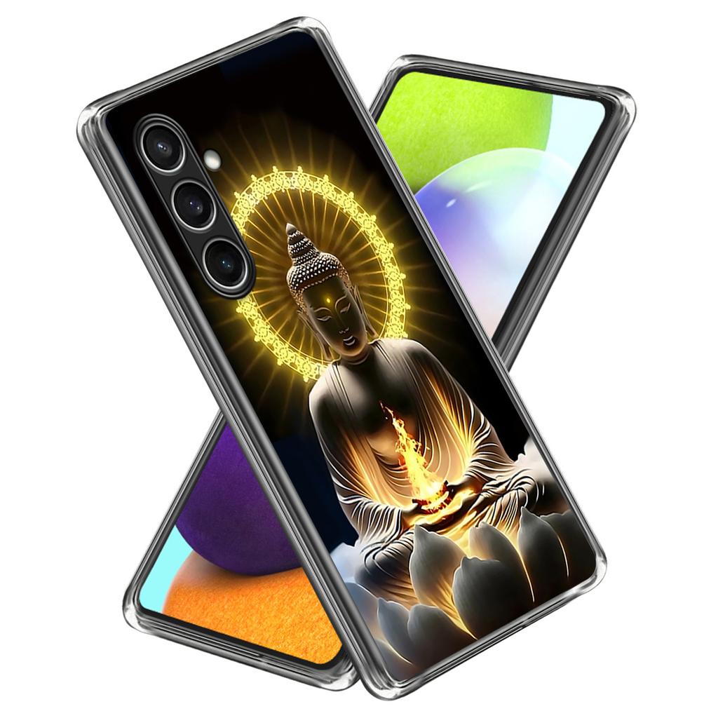 Чехол для Samsung Galaxy S24 FE, амортизирующий ТПУ, с напечатанным узором, чехол для телефона