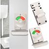 Smooth Operation Aluminum Zinc Zinc Alloy Partition Door Lock Metal Indicator Door Lock Bathroom
