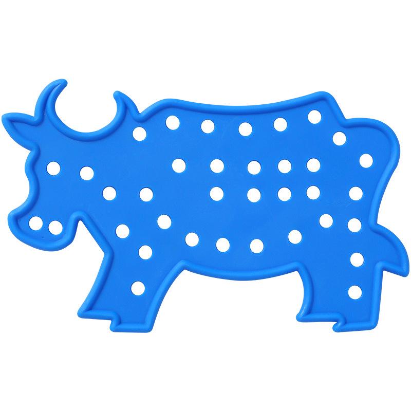 Детские бусины для шнуровки в виде животных, развивающая игрушка для мелкой моторики