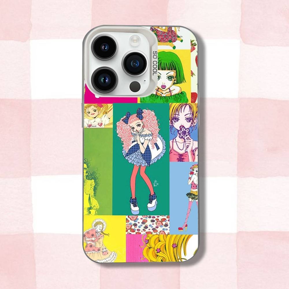 Чехол для телефона с изображением аниме P-Paradise-es K-Kiss для iPhone 16,15,14,13,12,11,Pro,XS,Max,Plus,Mini,SE, Белый, Конфетный, Матовый, Ударопрочный