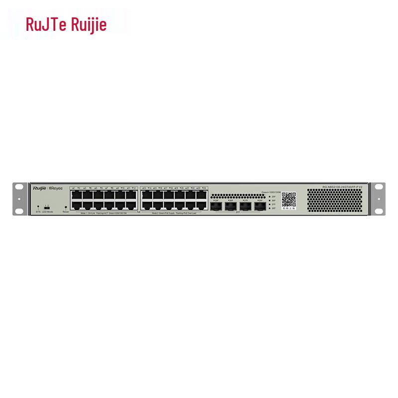 Ruijie RG-NBS3100-24GT4SFP-P V2 24-Port Gigabit PoE+ Managed Switch