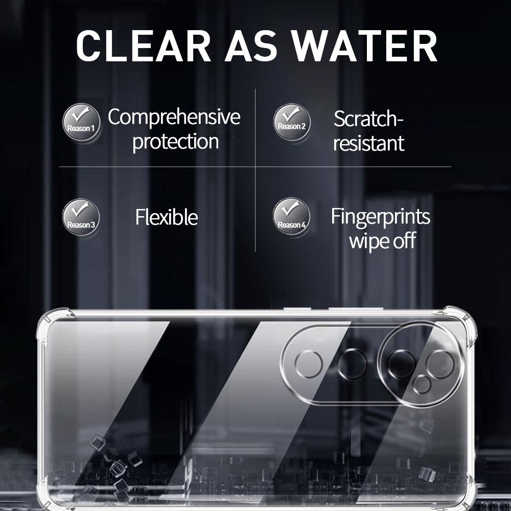 Shockproof Airbag Clear Case For Vivo V40 Pro 5G Soft Silicone Phone Case For Vivo V40 SE Protect Cover for VIVO V40 5G Funda