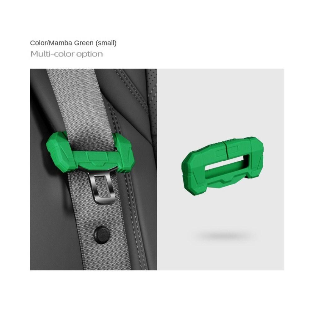 2 pcs Silicone Case Seat Belt Clip Anti Scratch Protective Cover Safety Belt Buckle Covers Car