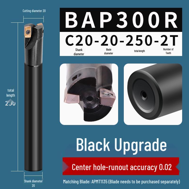 Фреза BAP300R CNC 1135 с защитой от вибрации, фрезерная головка 17R0.8, фрезерная оправка для обрабатывающего центра с ЧПУ 16