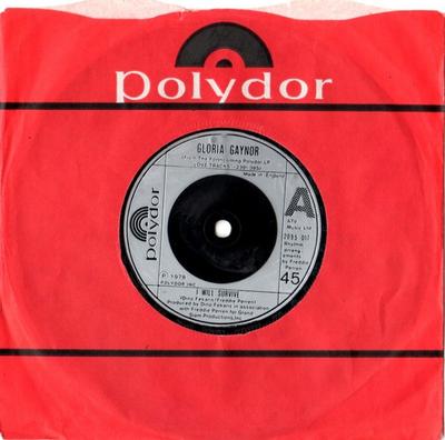 7-дюймовая пластинка GLORIA GAYNOR - I Will Survive 2095017 Polydor 1978 UK Soul/Funk Б/у