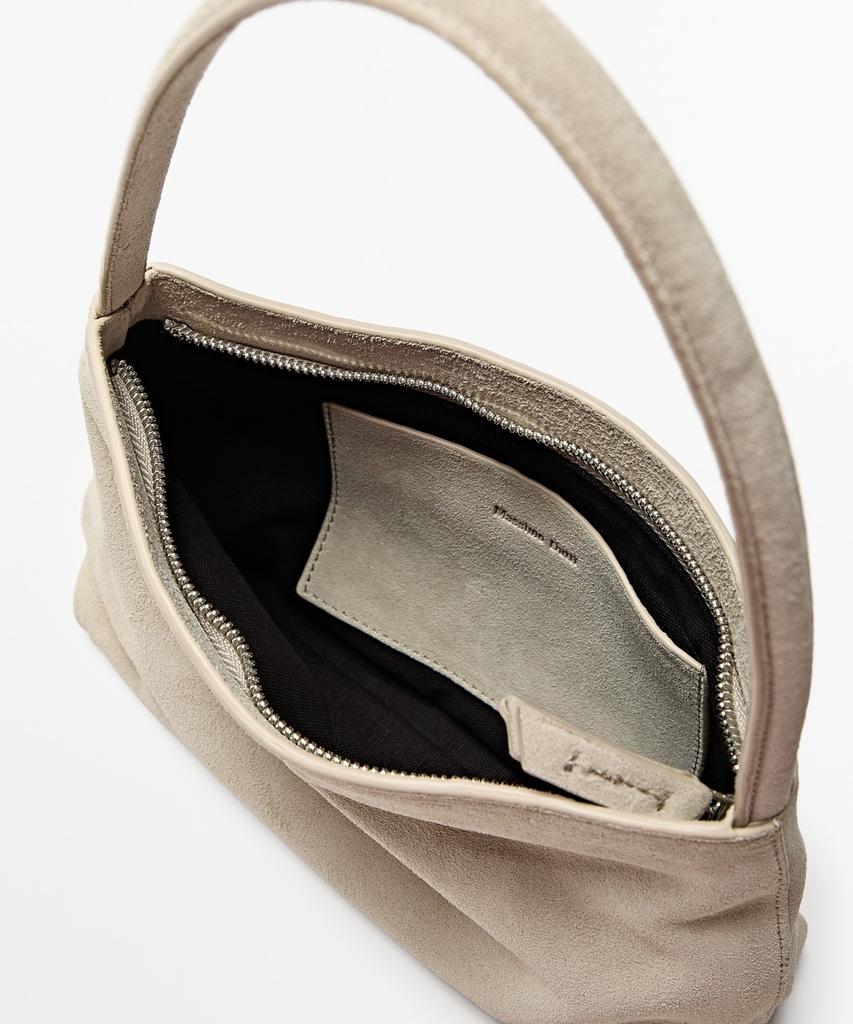 Massimo Dutti Split Suede Shoulder Bag