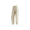 Solid Color Drawstring Knit Joggers Women Bottoms Beige HF0423-113