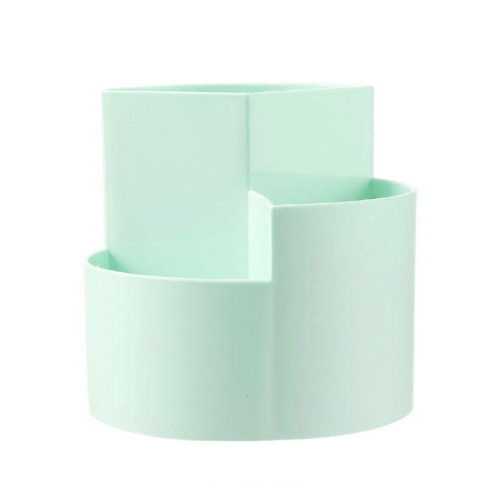 Rotatable Pen Holderizer Plastic Makeup Brush Organizer Box Household Stationery Box