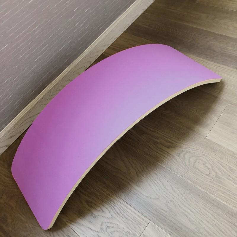 Wooden Balance Beam Kids Sensory Play Montessori Toddler Gym Toy Non-Slip Curved Board Indoor Early Learning