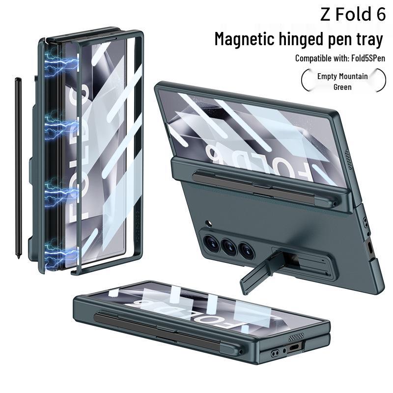 Магнитный чехол-книжка для Samsung Z Fold6 и Fold7 - Стильный новый дизайн
