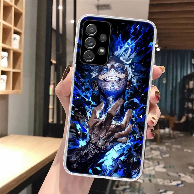 Dabi MHA Моя геройская академия МХА Мягкий чехол для телефона для Samsung Galaxy A52 A42 A32 A12 A22 A51 A50S A30S A20S A10S A71 A41 A31 A21S A40 A