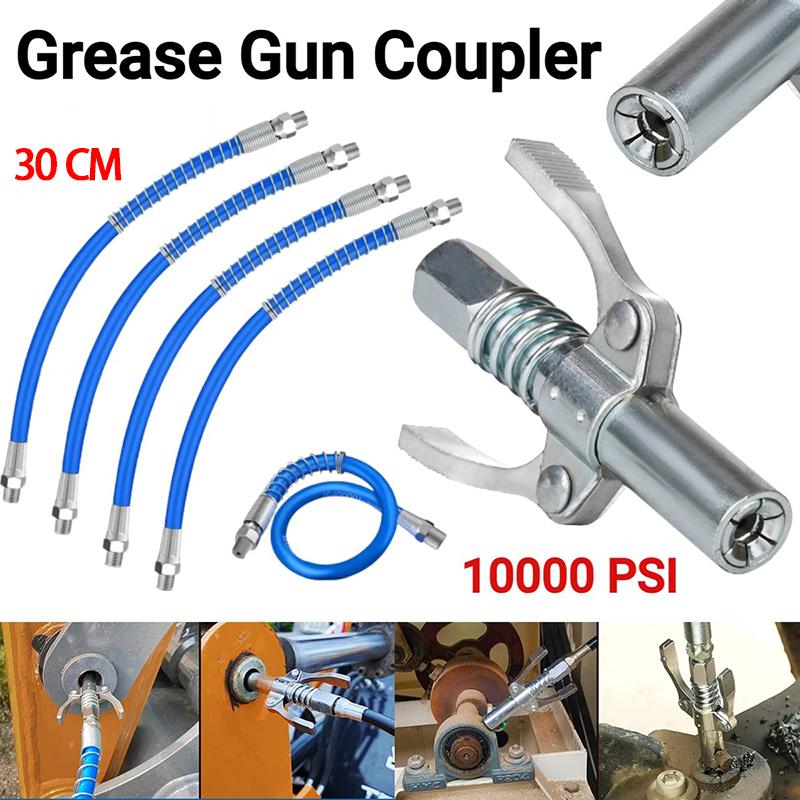 10000PSI муфта для смазки высокого давления, насадка, шланговый насос, шприц, смазочный пистолет NPT1/8, адаптер, инструменты для замены тормозного масла, автомобильные аксессуары