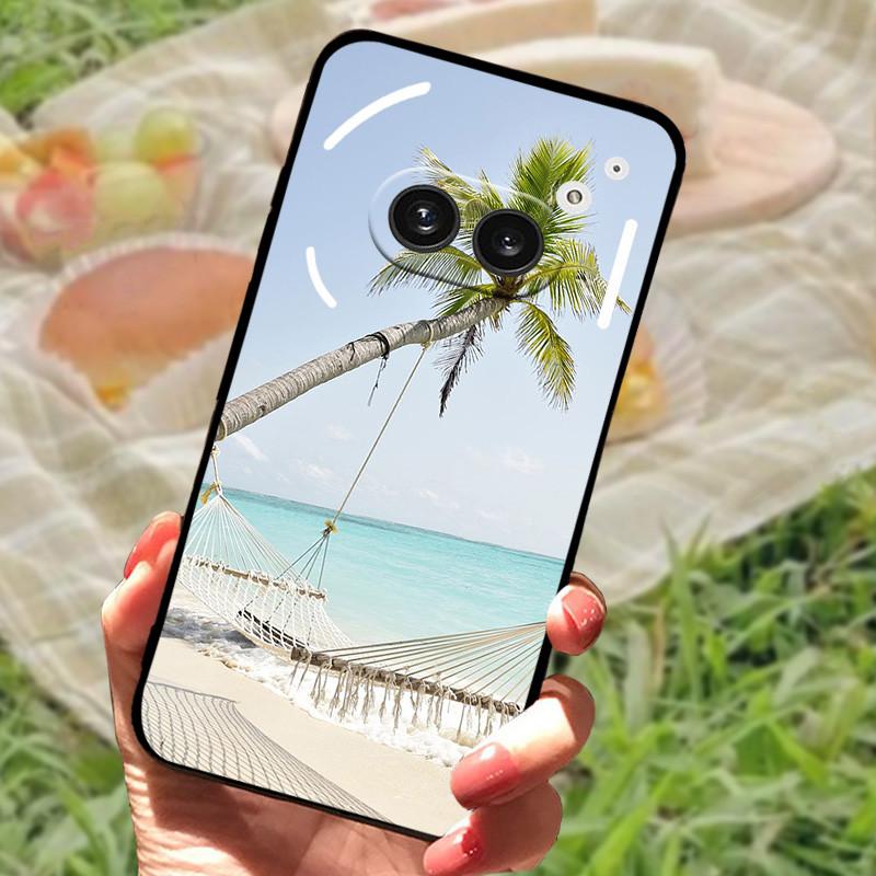 Чехол-бампер для Nothing Phone 2A, силиконовый, мягкий, модный, черный, Full Protective A142 Capa