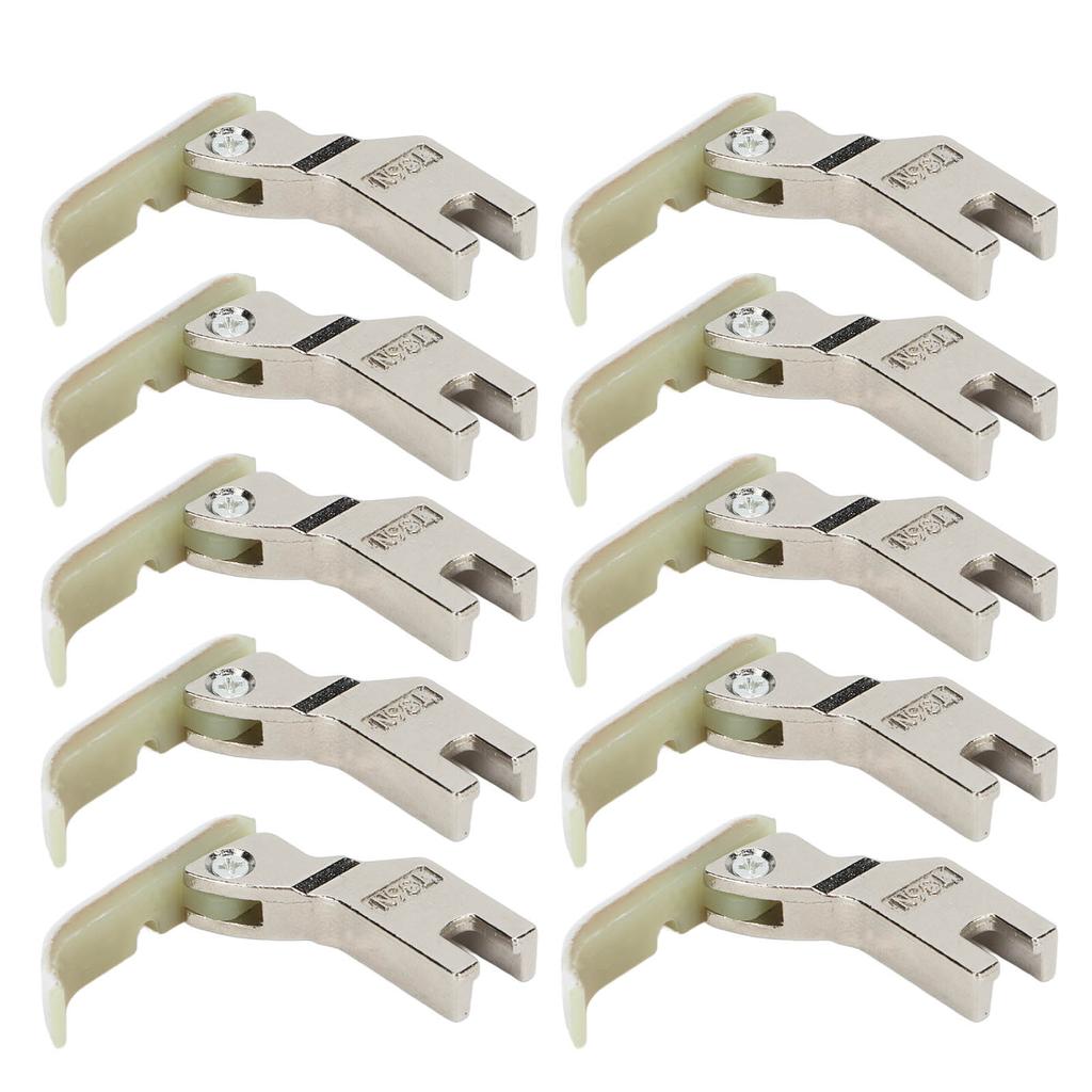 10pcs Industrial Sewing Machine Presser Foot for T36N Stainless Steel Plastic Portable