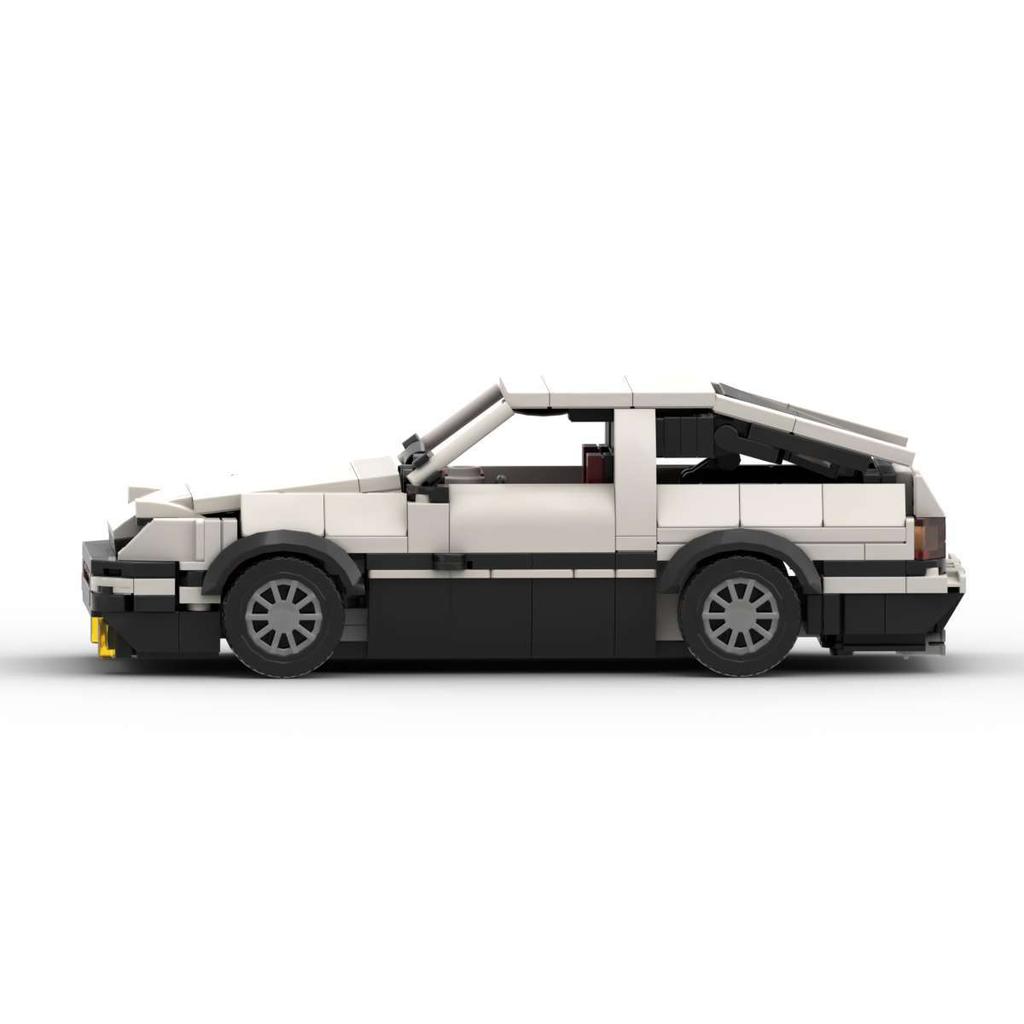 Конструктор MOC Игрушечный автомобиль Подарок на день рождения AE86 Спортивный автомобиль Модель из мелких деталей Строительство Гоночный автомобиль