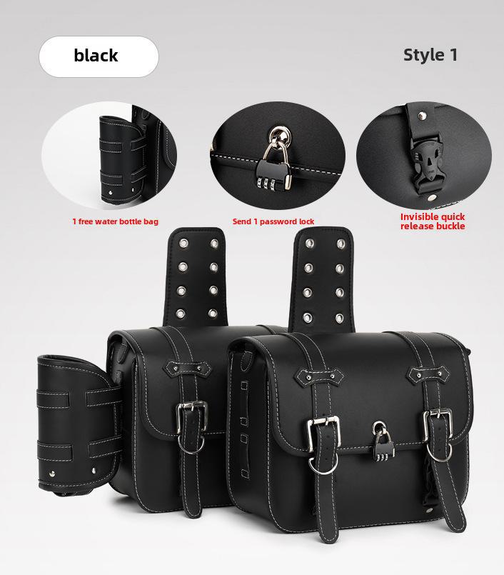 Retro Universal Waterproof Side Bag for Electric Car Motorcycles