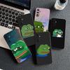 Грустный Лягушонок Пепе Смешной Чехол для Телефона для Samsung Galaxy A05 A06 A14 A50 A51 A52 A12 A13 A23 A70 A07 A25 A26 M53 A56 Мягкий Чехол