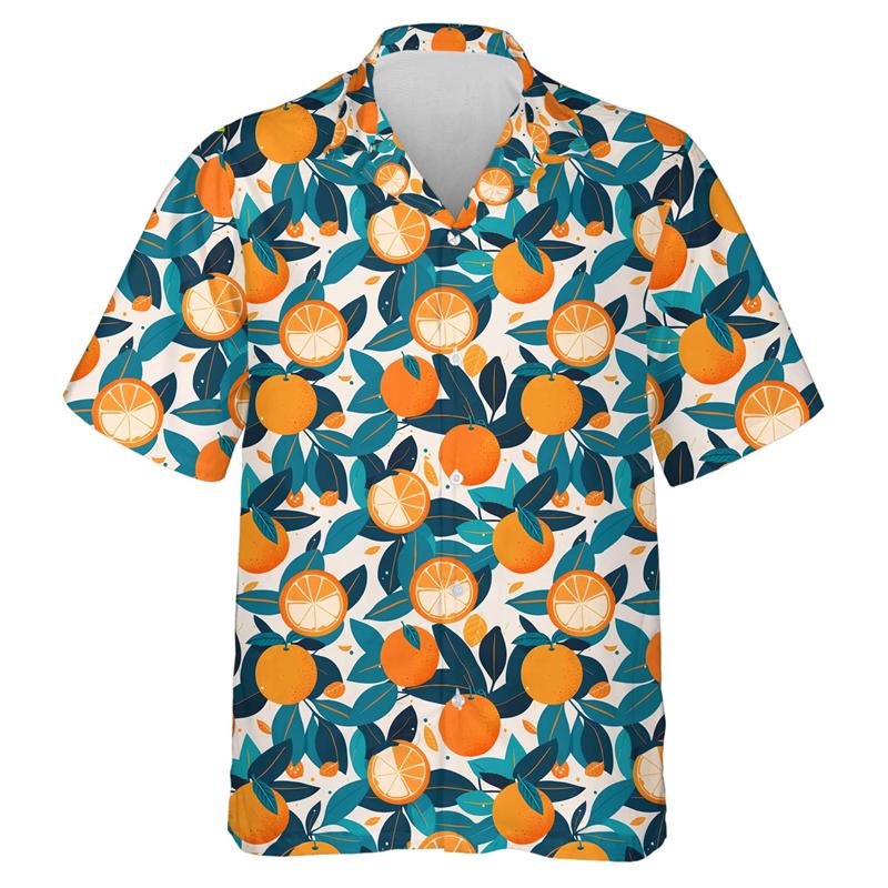 Пляжные рубашки с принтом тропических фруктов и лимона в формате 3D, рубашка с рисунком авокадо и папайи для мужчин, симпатичная женская блузка с лацканами в стиле Y2k