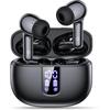 Wireless Earphones [2025 New Release] Automatic Pairing Bluetooth Earphones Type-c Fast Charging LED Display Touch Operation Built-in Microphone Hands