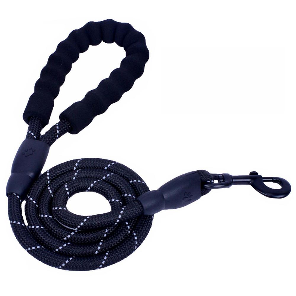 Pet supplies Reflective nylon round dog leash Medium and large dog dog pet leash