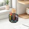 Mesh Desk Organizer for Pens And Stationery Storage On Desktop