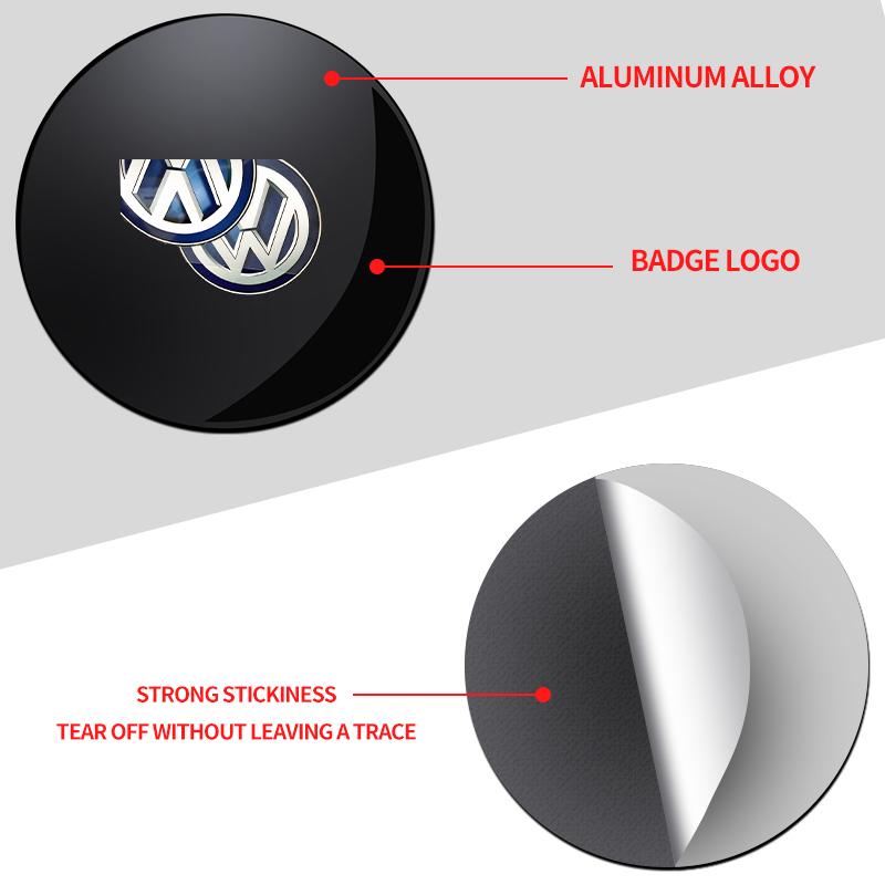 Golf MK6 MK7 MK8 2026 Hot For Volkswagen VW 4Pcs 56mm New Car Wheel Stickers Center Hub Cap Car Emblem Badge Decal For Volkswage EL4