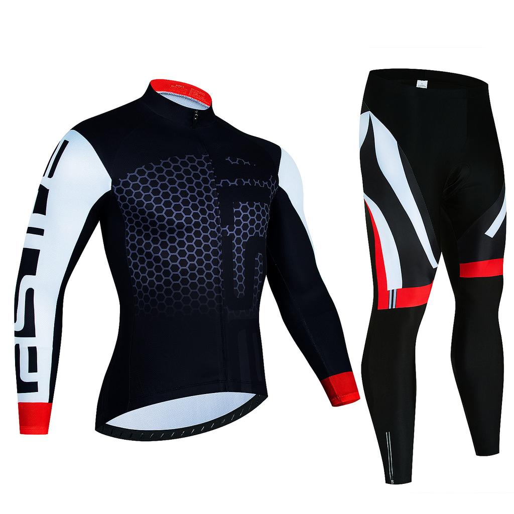 2023 Pro Winter Thermal Fleece Cycling Jersey Sets Long Sleeve Bicycle Clothing MTB Bike Wear Maillot Ropa Ciclismo Cycling Suit