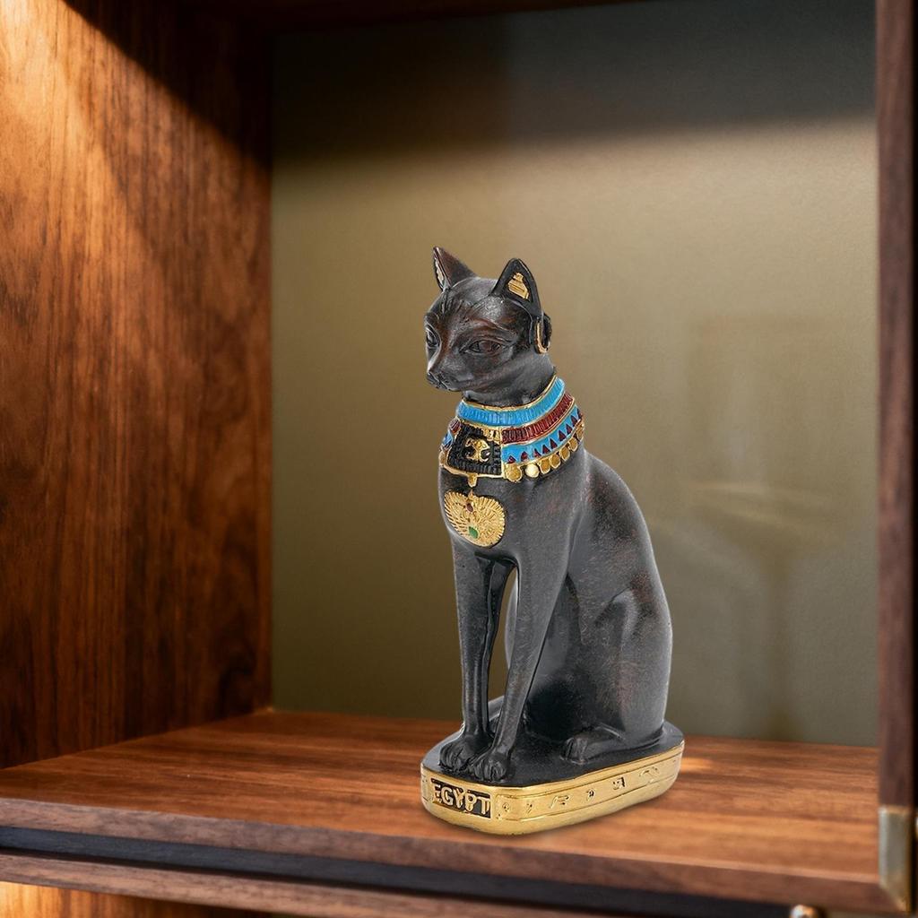 Египетская кошка Бастет статуэтка Древний Египет Баст фигурка Скульптура животного для гостиной шкафа бара