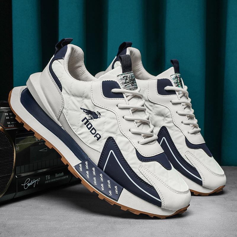 Весенние и осенние мужские повседневные кроссовки для бега, универсальные, увеличивающие рост, с толстой подошвой, износостойкие для занятий спортом на открытом воздухе
