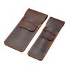 Leather Pen Holder Brown Fountain Pen Pouch Pencil Holder Handmade Ballpoint Pen