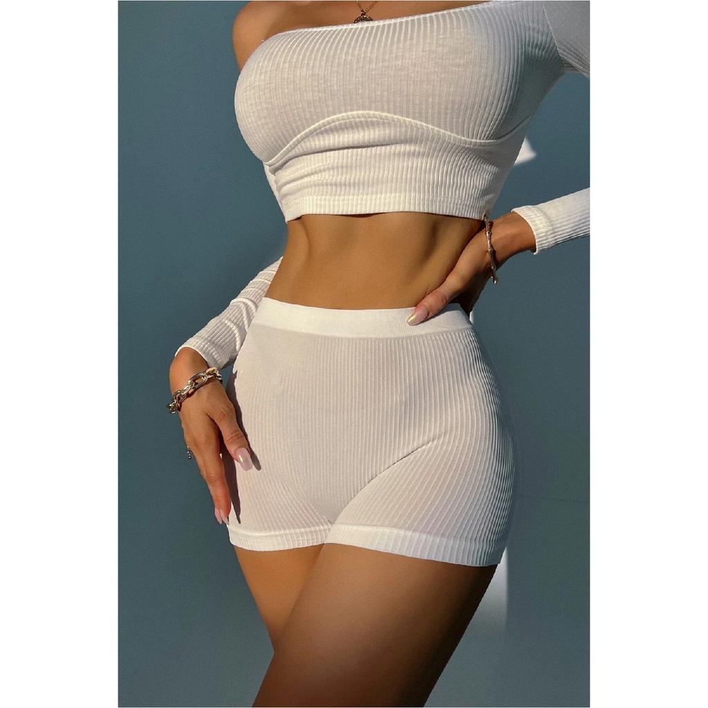 Женские черные шорты на бретелях из ткани, трусики