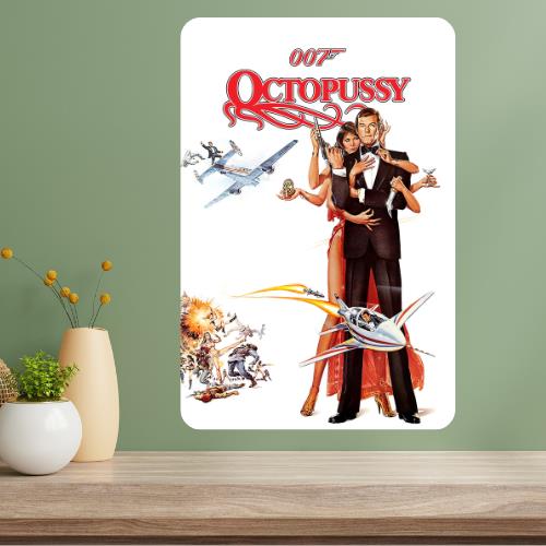 Octopussy Classic Movie Metal Poster Sign