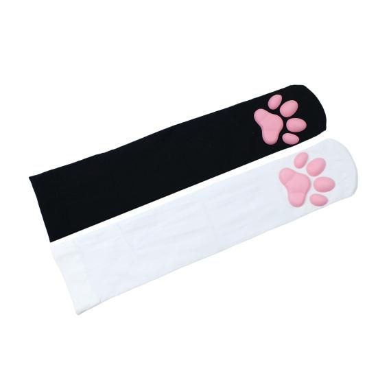 Гольфы Cat Paw для женщин с 3D-носками и подушечками Cat Claw, эластичные гольфы с силиконовыми вставками, костюм для косплея животных