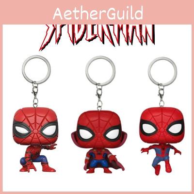 Коллекционные фигурки Funko по вселенной Человека-паука с подставкой, плащом и брелоком