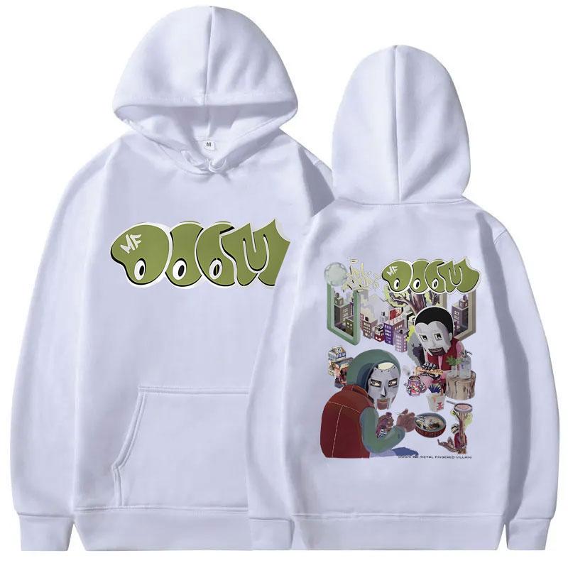Awesome Rapper Mf Doom MM FOOD Graphic Hoodie Men Women Hip Hop Fashion Hooded Sweatshirt Men's Casual Fleece Oversized Hoodies