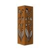 Stable Tall Metal Garden Ornament With Intricate Carving Artistic Garden Stake Suitable For Porch And Deck Display