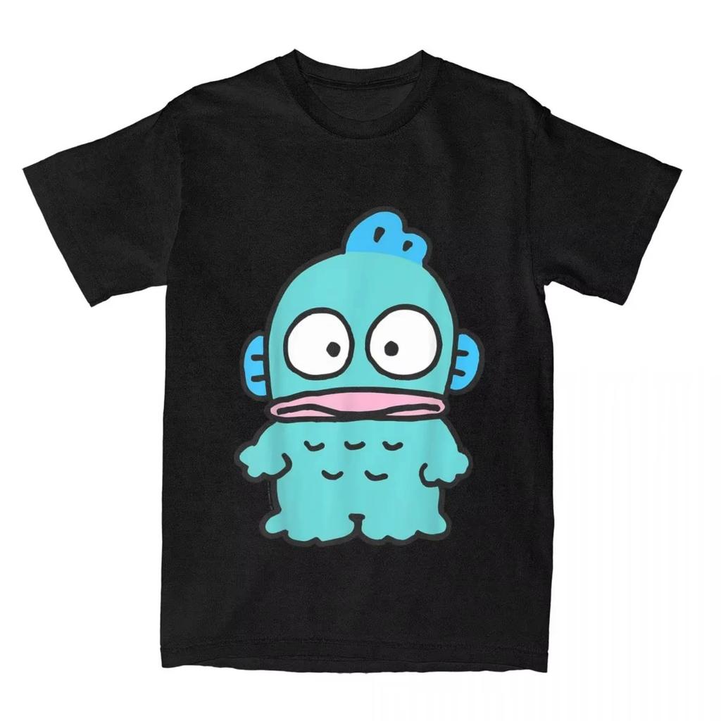 Hangyodon Front and Back T Shirt for Men Women Humorous T-Shirt Crew Neck Tee Shirt Short Sleeve Clothes Women's Clothing Y2K