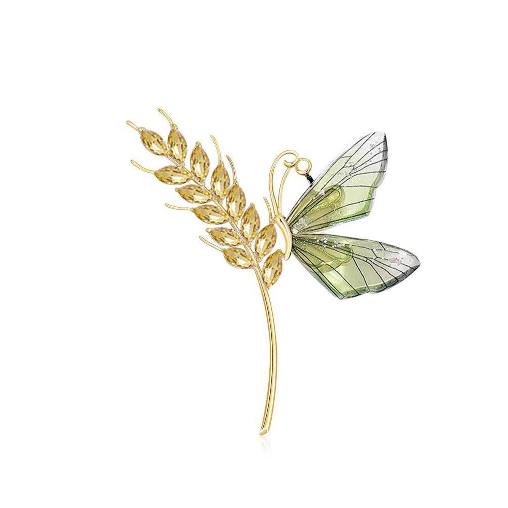 Брошь в виде пчелы с каплями масла в новом стиле - милая булавка в виде животного для воротников и аксессуаров одежды