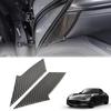 Hcilloend Carbon Fiber Door Trim Panels for New Mazda Roadster RF ND Series Easy Decorative Interior Custom Set of 2 Fiber (2016-2024), Installation,