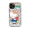 HK3 Hello Kitty Cartoon Black Sofe Case for iPhone 16 15 Plus 14 13 Pro 8 SE XR XS Max P30 Nova 5T Y5P Y6 Y7 Y8P Y9 Realme C30 C33 C31 VIVO Y36 V27