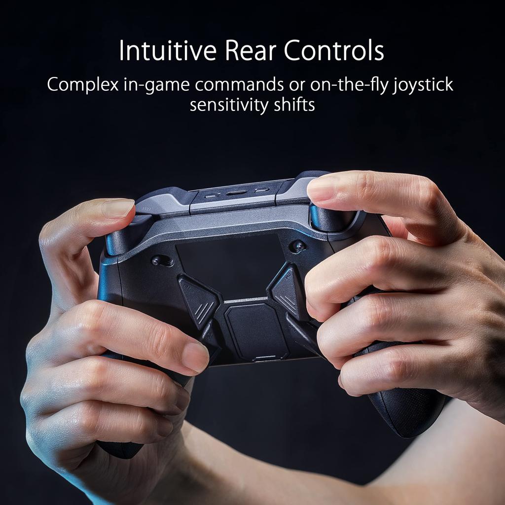 Asus ROG Raikiri Pro Геймпад задние кнопки Совместимость с ПК Xbox OLED-дисплей Проводное Bluetooth-соединение Выбираемое расстояние срабатывания триггера Продвинутый ЦАП ESS