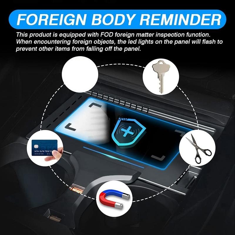 15 Вт автомобиль для беспроводной зарядки Qi быстрое зарядное устройство держатель телефона пластина для BMW X3 G01 X4 iX3 X3M X4M G02 2019 2020 2021