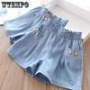 Girls Imitation Denim Shorts Summer Outer Wear Pants Baby Girl Summer Children's Clothes