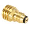 Propane Tank Adapter Solid Brass Regulator Valve Safety POL Tank Convert to QCC1 Type1