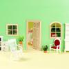 Frame DIY Accessories Doll House Supplies Unpainted Furniture Miniature Gate Dollhouse Door Window