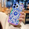 Чехол для телефона «Синий Глаз Удачи» и «Сглаз» для IPhone 17 16e 16 15 14 13 12 11 Air Pro Max X XR XSMax 7 8 Plus, прозрачный мягкий задний чехол